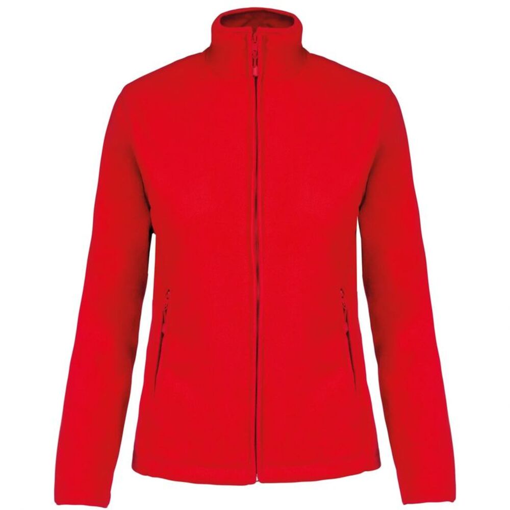 Kariban Womens/Ladies Maureen Microfleece Jacket / Red